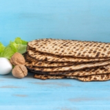 Traditional,Meal,(matzah,Shmurah,,Boiled,Eggs,,Walnuts,,Lettuce,Salad),For